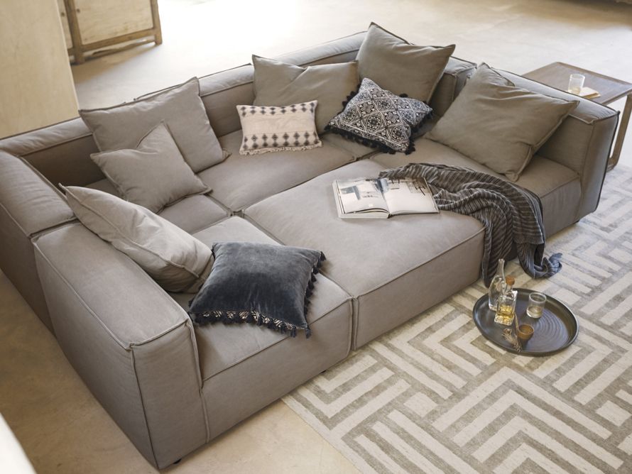 Coburn 6 Piece Pit Sectional