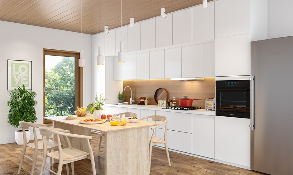 A Table that doubles as a Kitchen Counter