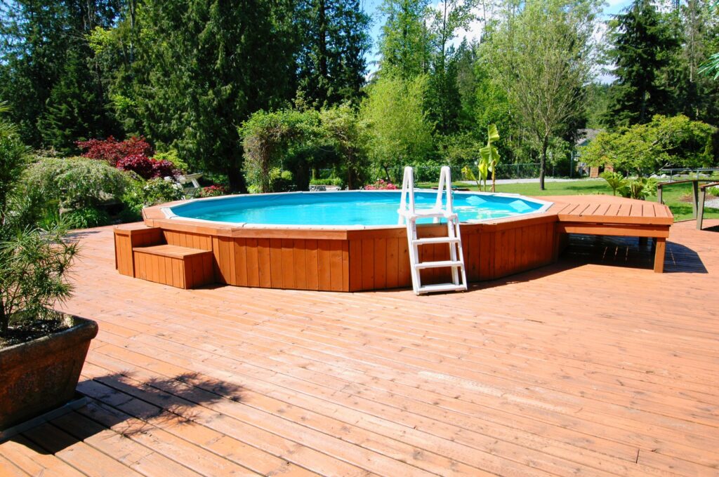 Above Ground Pool Deck