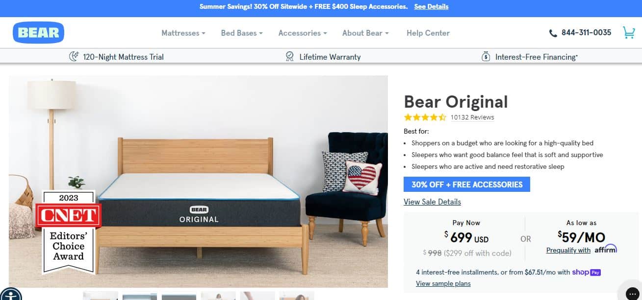 Bear Mattress