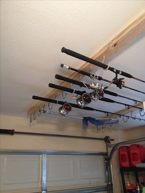 Ceiling Mounted Fishing Rod Holder