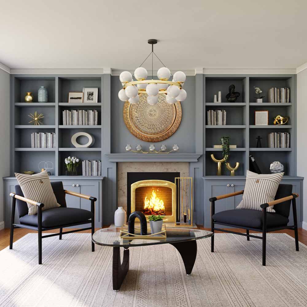 Classic Gray Built-Ins-