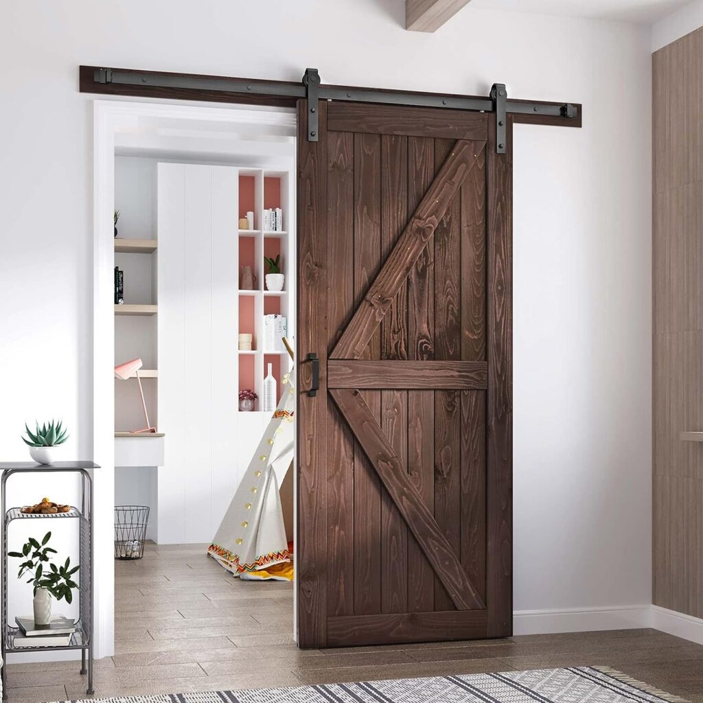 Coffee Shade Barn Door