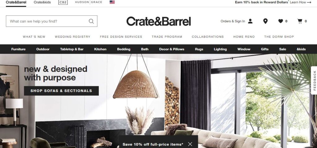 Crate & Barrel