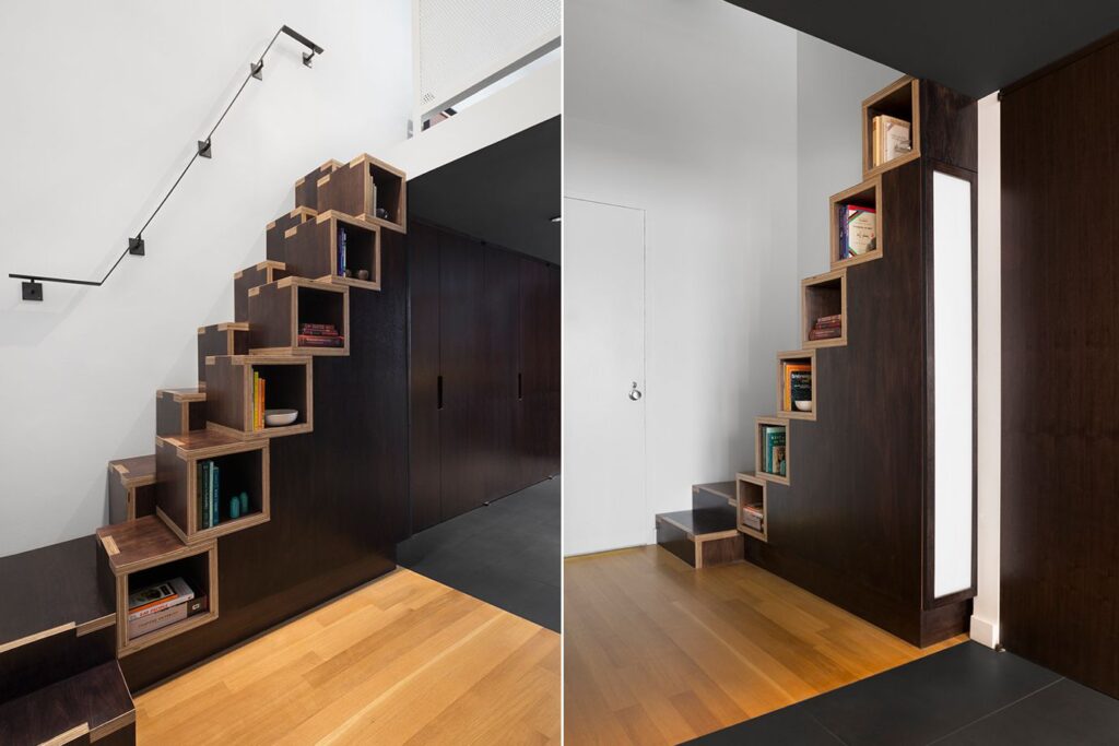 Loft Staircase with Storage