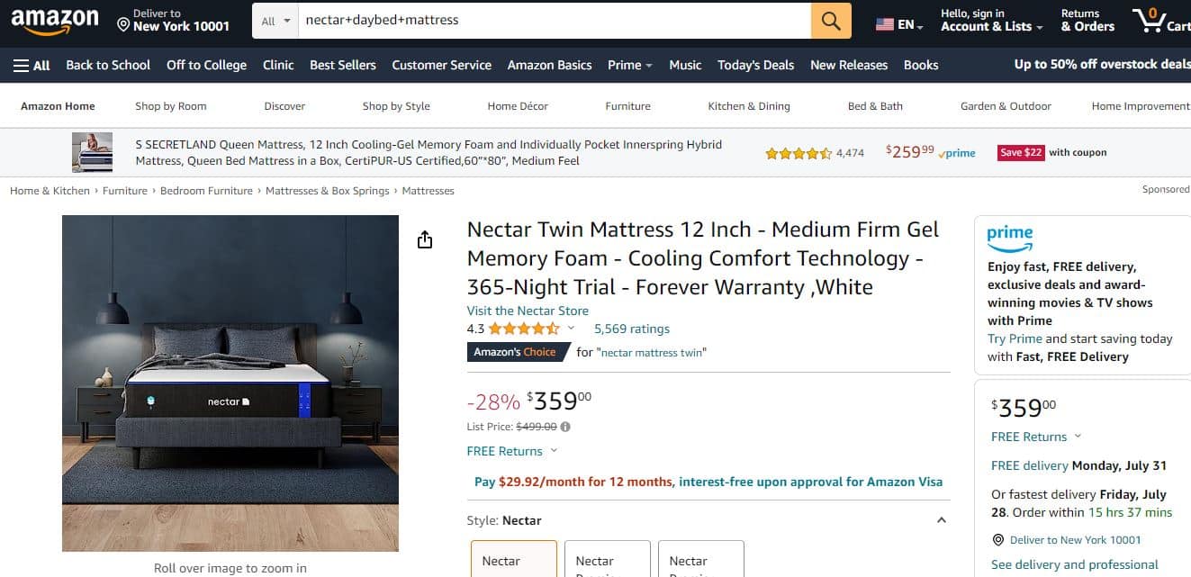 Nectar Mattress