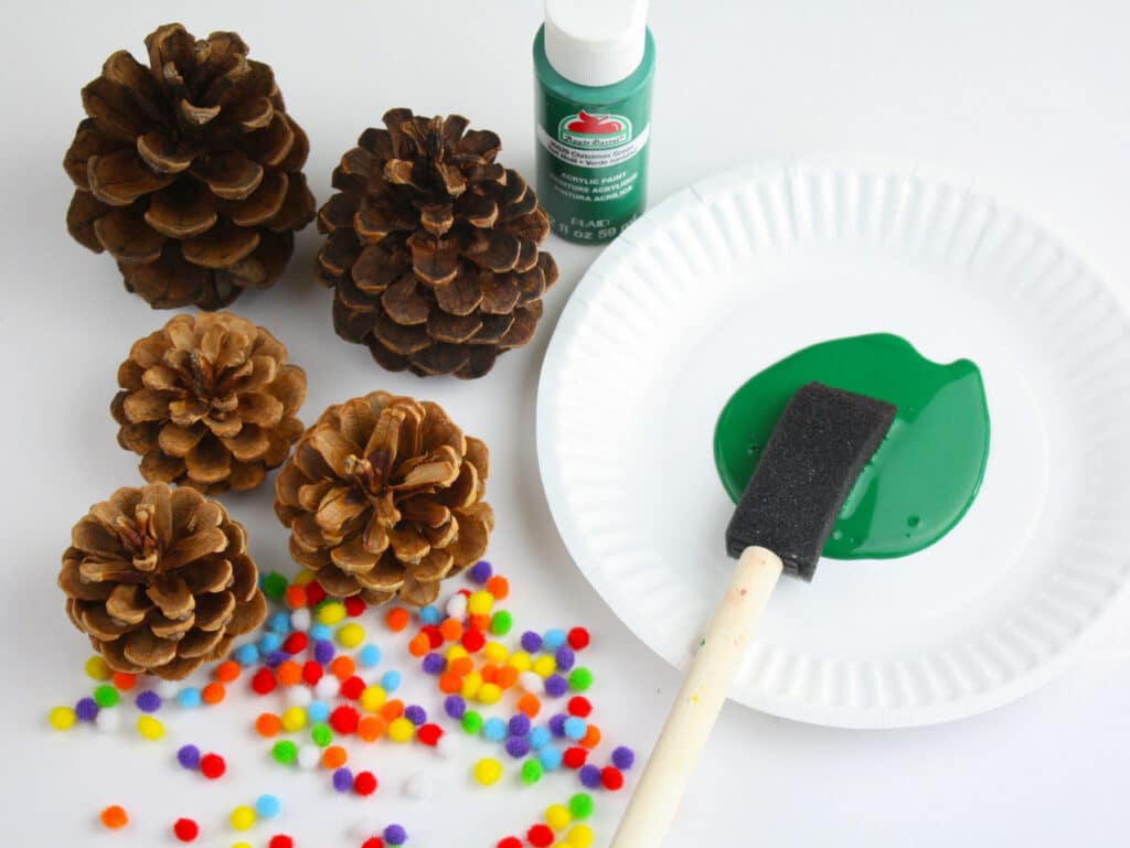 Paint the Pine Cones