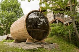 Red Cedar Indoor Prefab Sauna Room