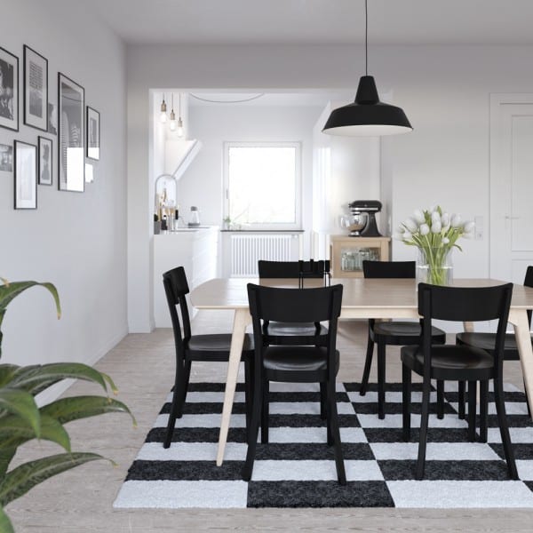 Sophisticated 2-Coloured Scandinavian Table Set