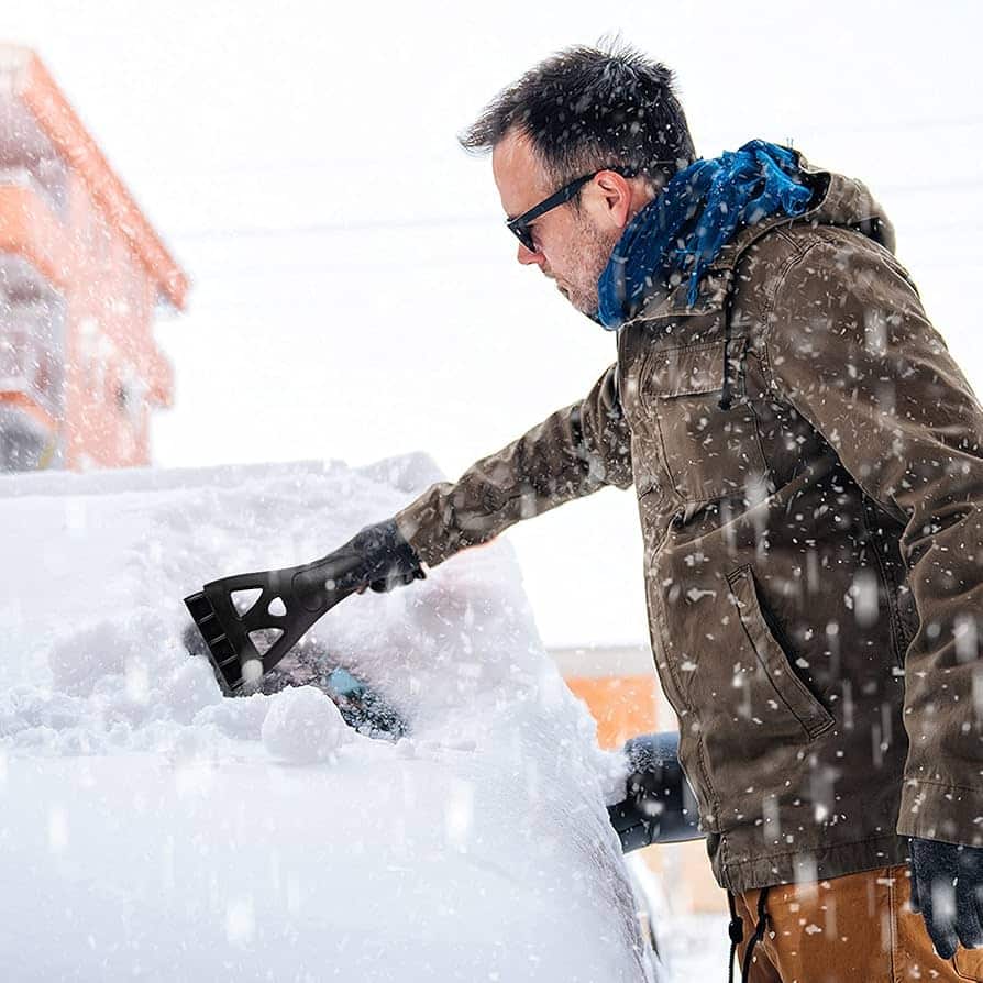 Moyidea Extendable Ice Scraper and Snow Brush