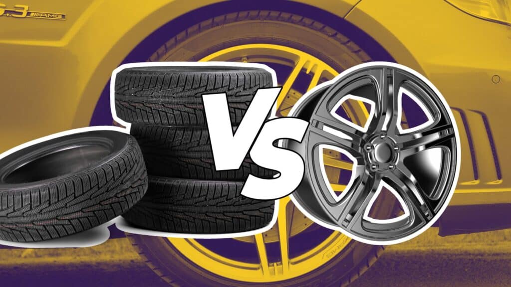 difference between wheels and tires