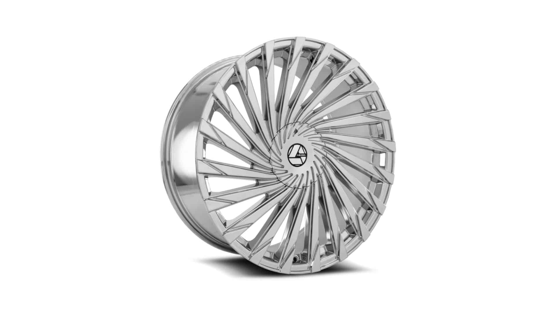 Azara AZA-501 Chrome (22x9, 5x115mm bolt pattern)