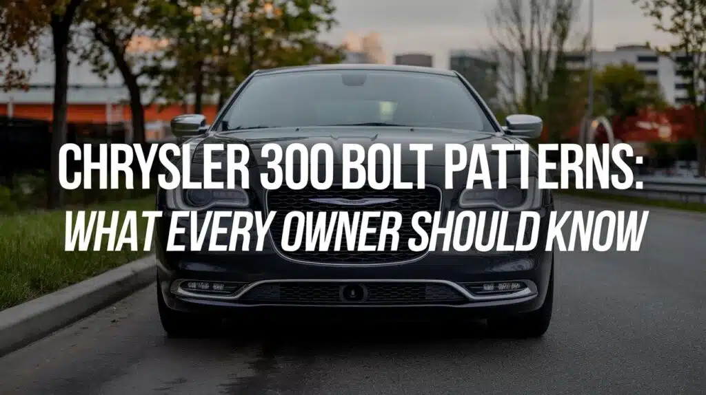 Chrysler 300 Bolt Patterns What Every Owner Should Know