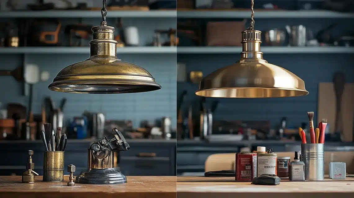 Can you spray paint over chrome or brass finishes?