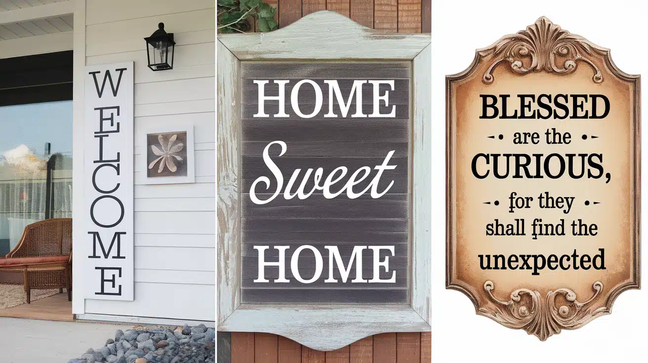 Modern, Rustic, Vintage Porch Sign Designs