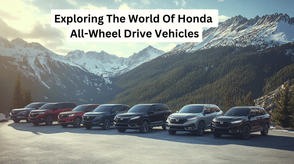 honda awd vehicles