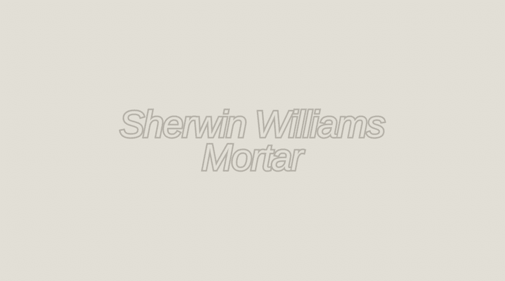 sherwin williams mortar