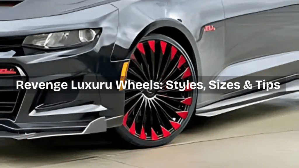 Your Guide to Revenge Luxury Wheels Styles, Sizes, and Tips