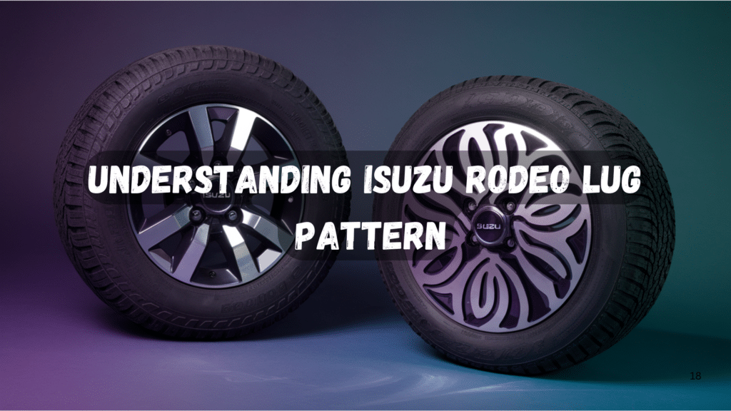 suzu rodeo lug pattern