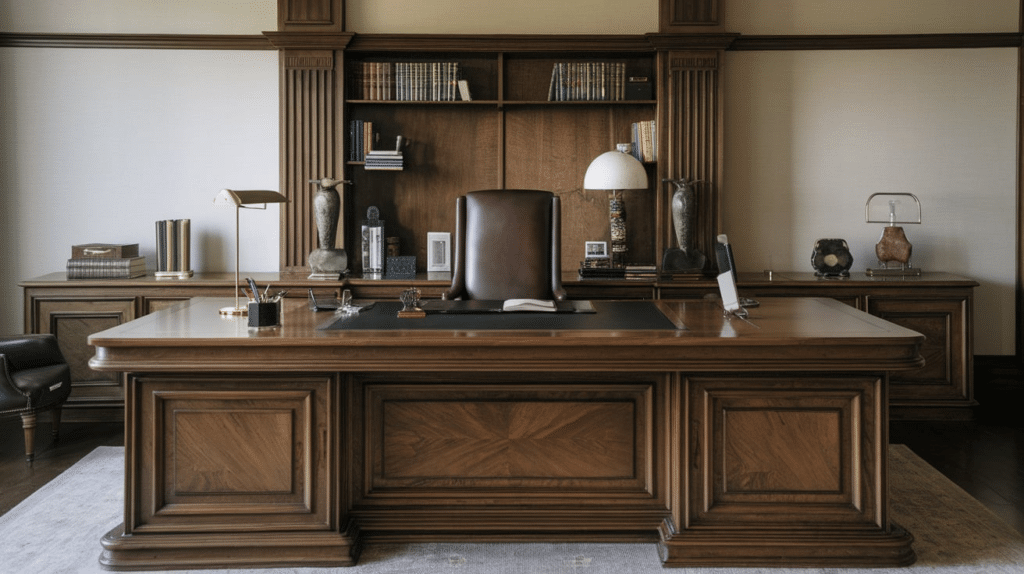 Large Wooden Desk