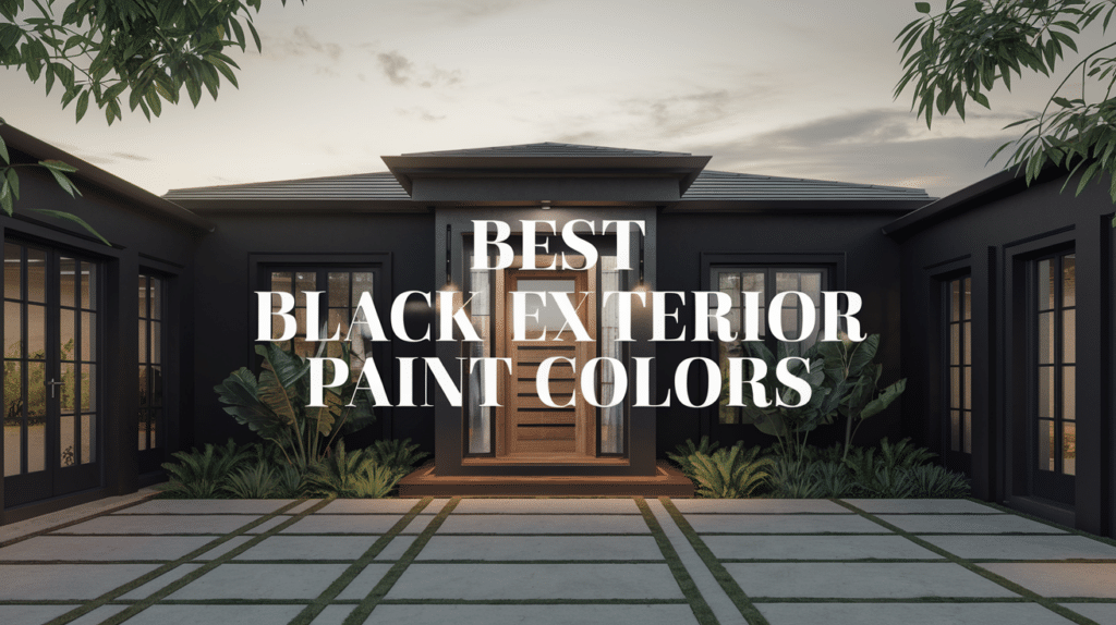 Best Black Exterior Paint Colors for Your Home