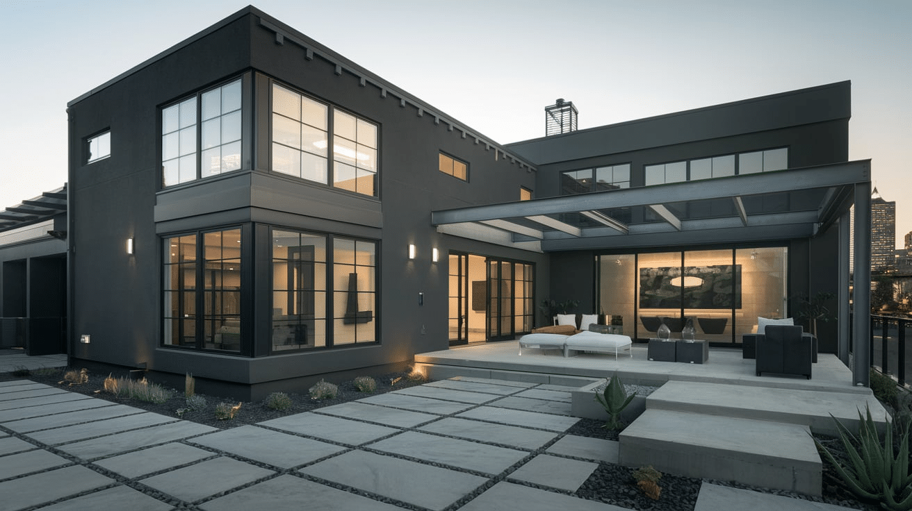 Black_Exterior_Sherwin-Williams_Iron_Ore_7069