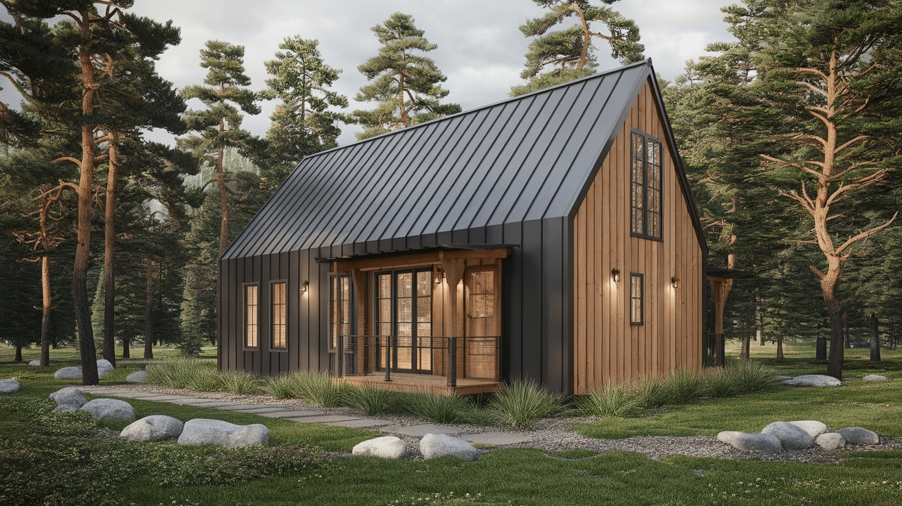 Black_Metal_Roof__Natural_Wood_Siding