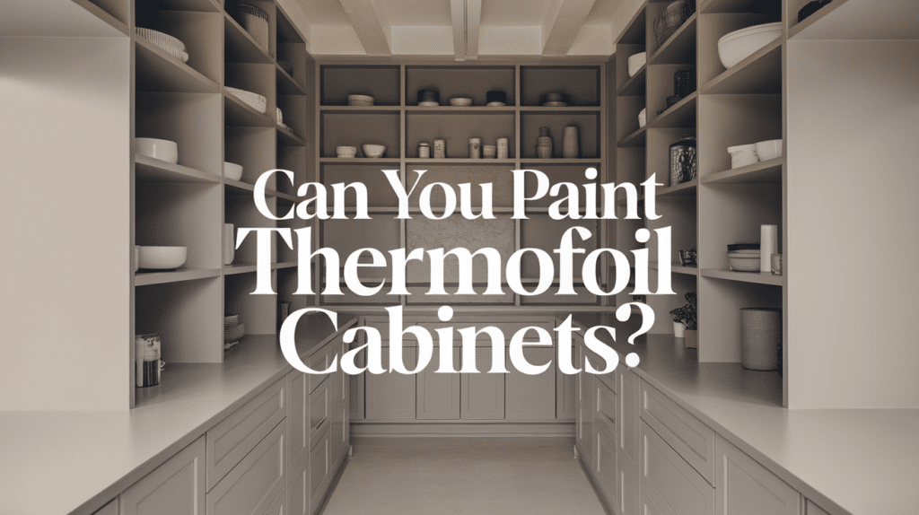 Can You Paint Thermofoil Cabinets?