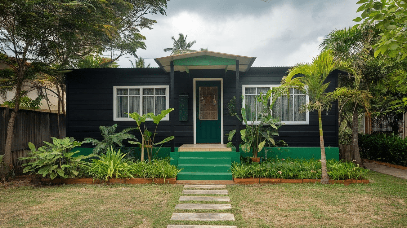 Cozy_Black_Homes_with_Greenery