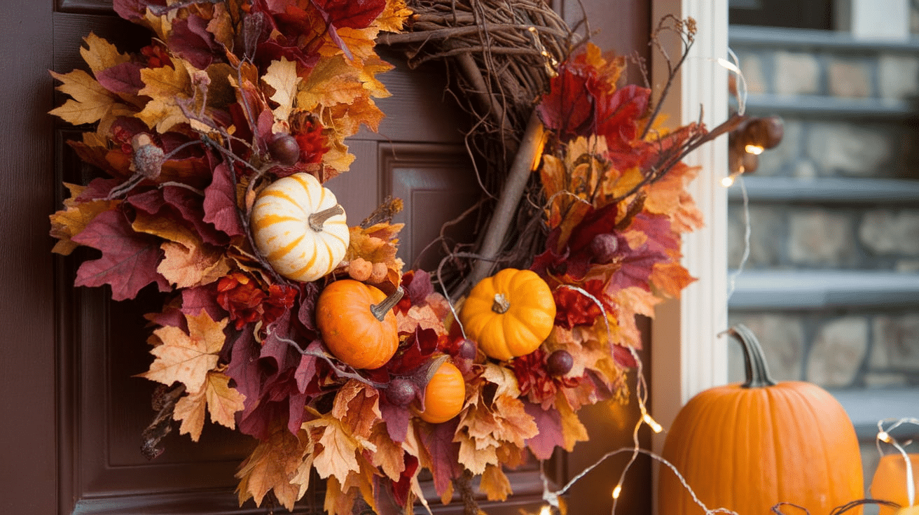 Fall_Wreaths_with_Dried_Leaves_Pumpkins_or_Warm_Tones
