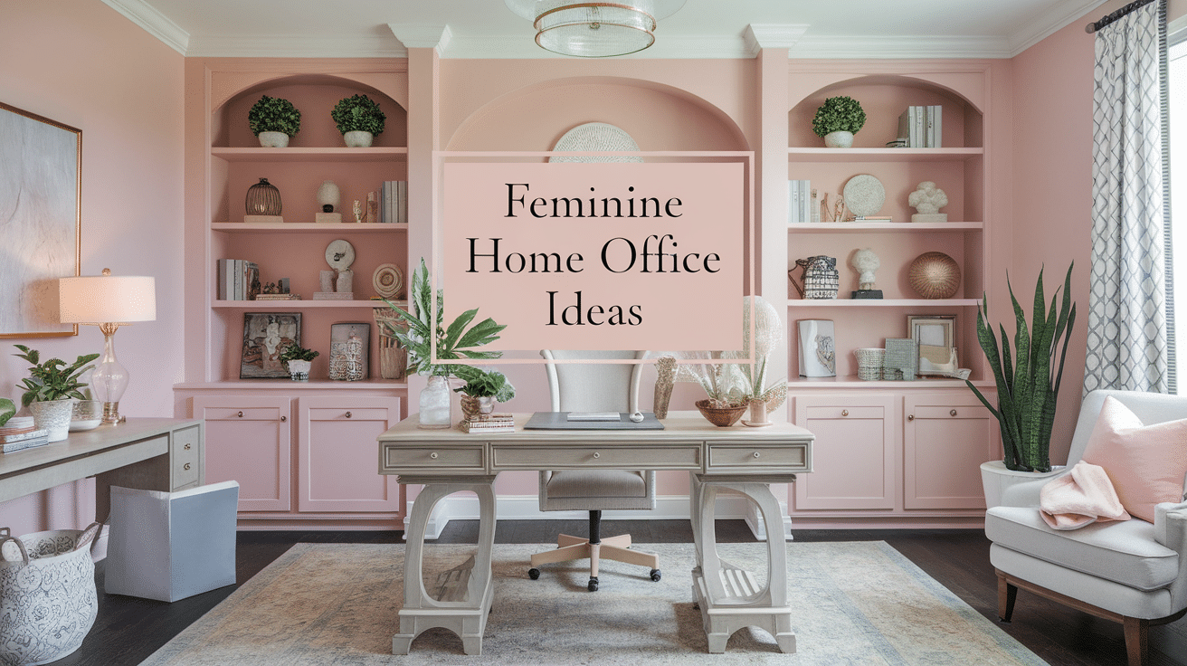 13 Feminine Home Office Ideas You’ll Love - Opple House