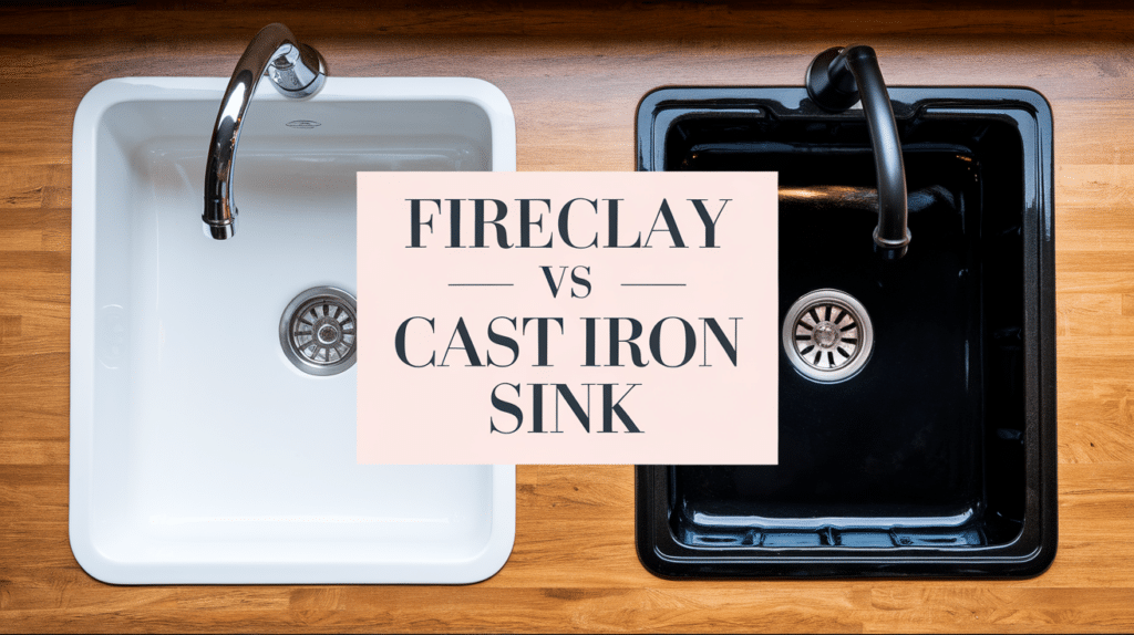 Fireclay vs Cast Iron Sink: Which is Better