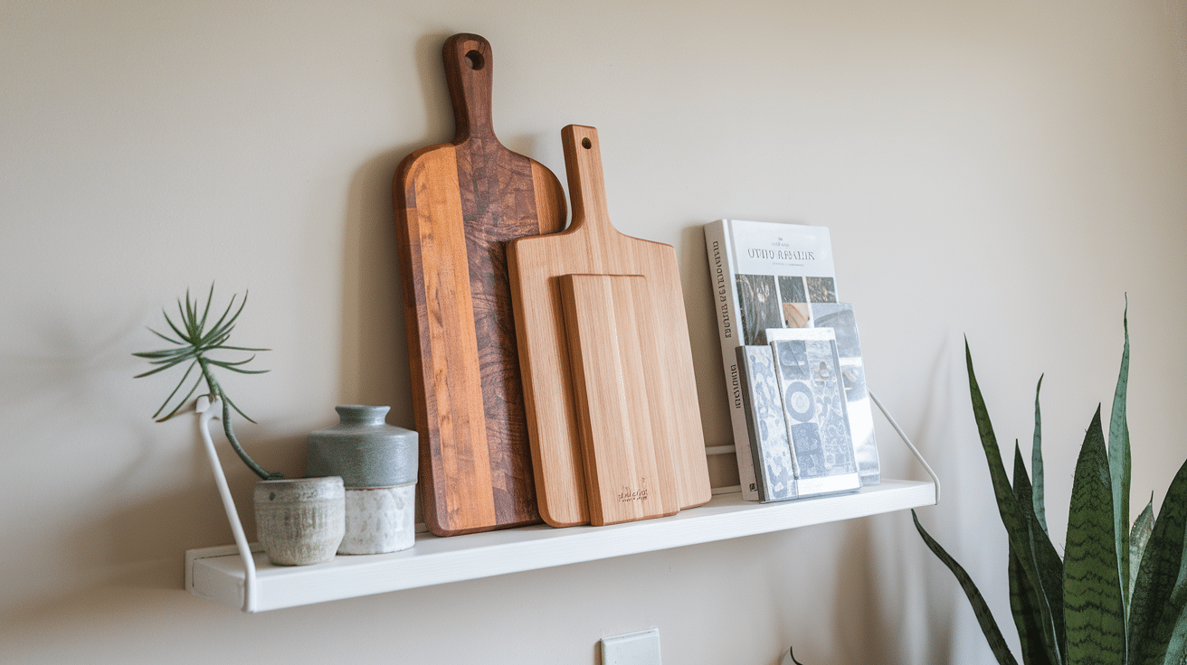 Floating_Shelf_Cutting_Board_Arrangement