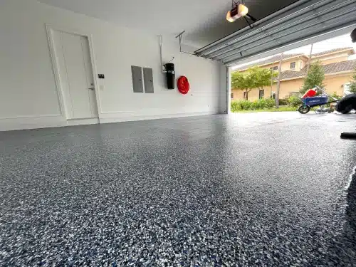 Garage floor coatings