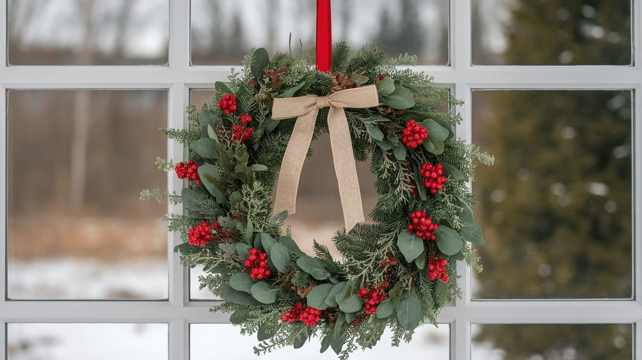Hanging_Wreaths_with_Ribbon