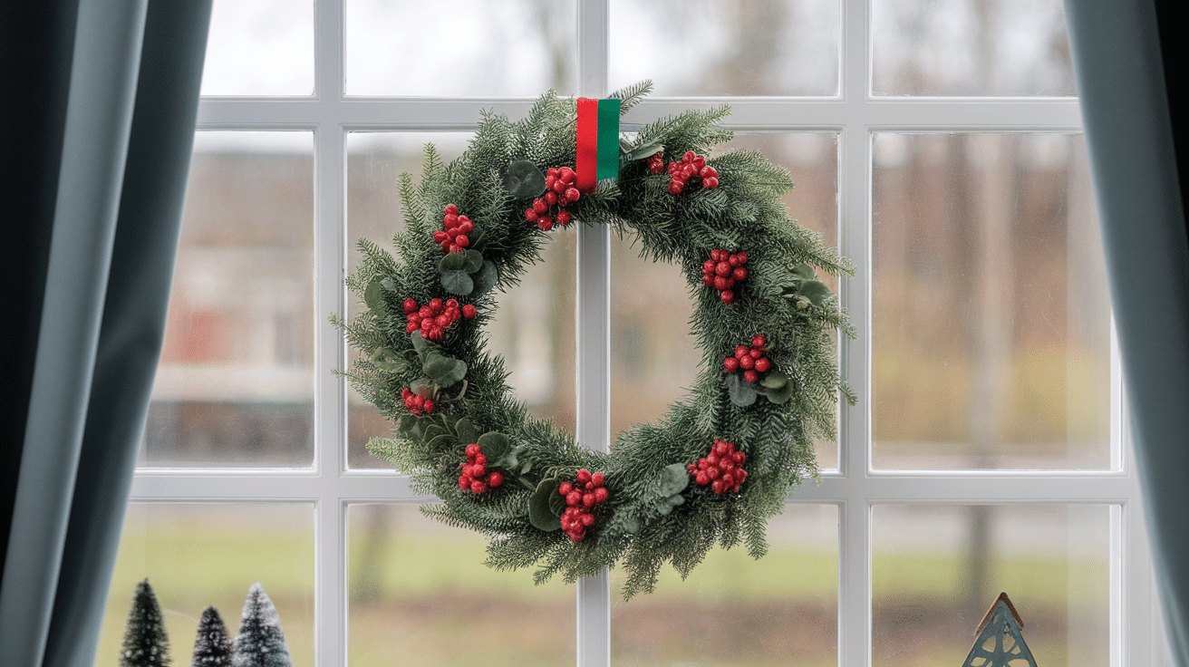 Hanging_Wreaths_with_Velcro_Strips