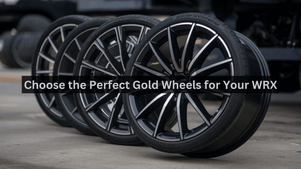 How to Choose the Perfect Gold Wheels for Your WRX?