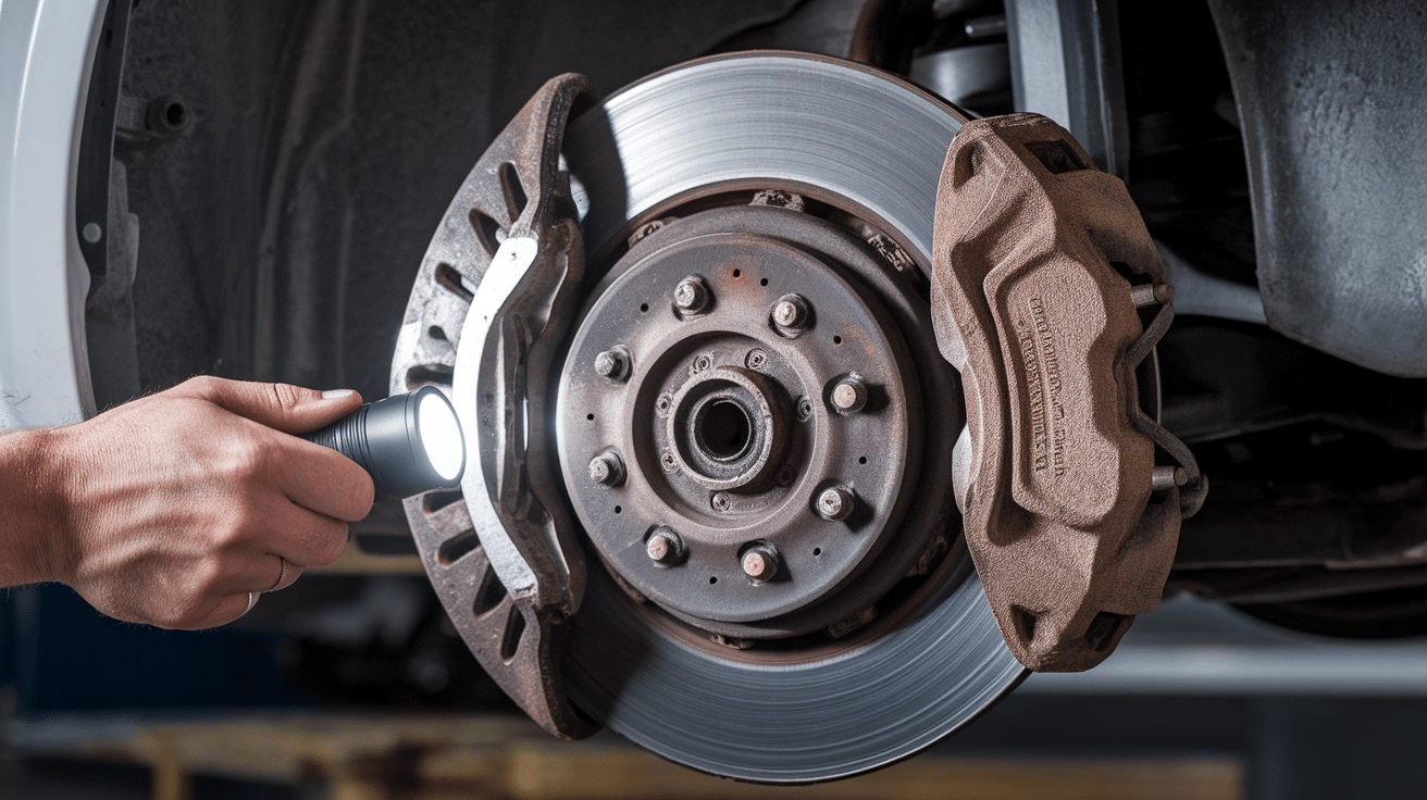 Looking_for_Signs_of_Wear_on_Brake_Pads_and_Rotors
