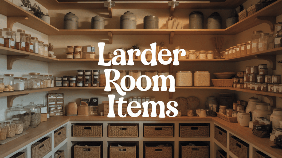 My Complete Guide to Larder Room Essentials - Opple House