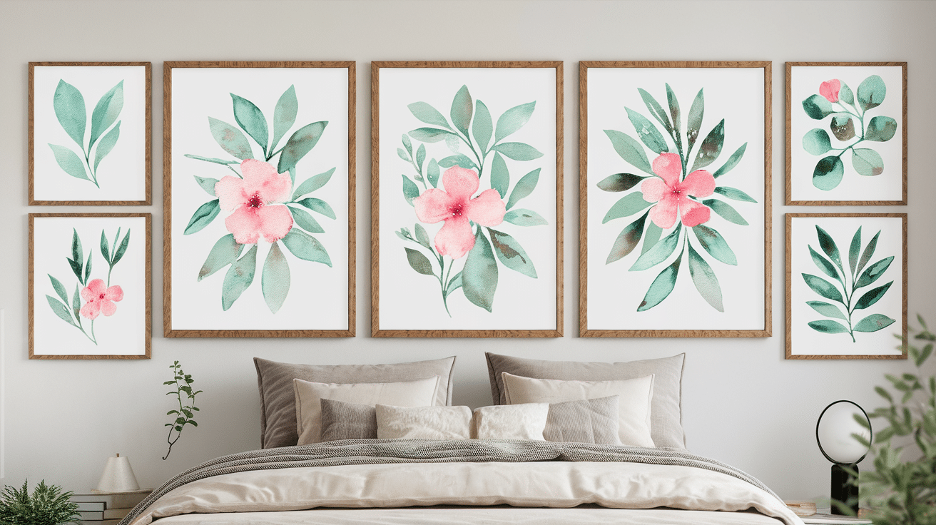Nature_Art_with_Mint_and_Pink_Colors