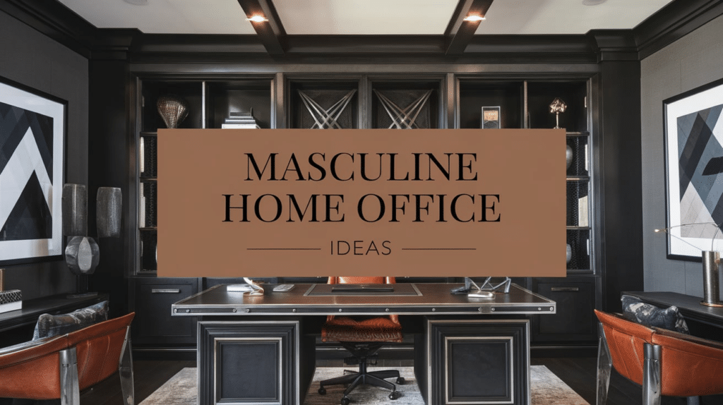 Top Masculine Home Office Ideas