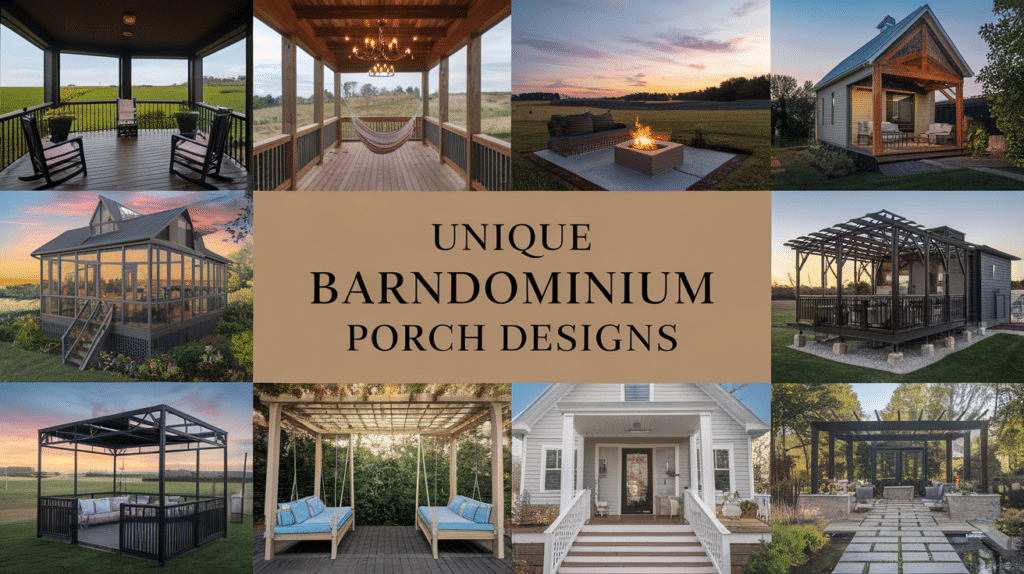 Unique Barndominium Porch Designs to Consider