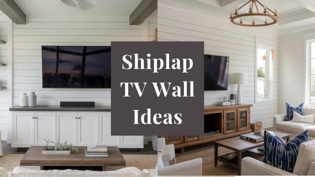 16 Shiplap TV Wall Ideas To Upgrade Your Living Room