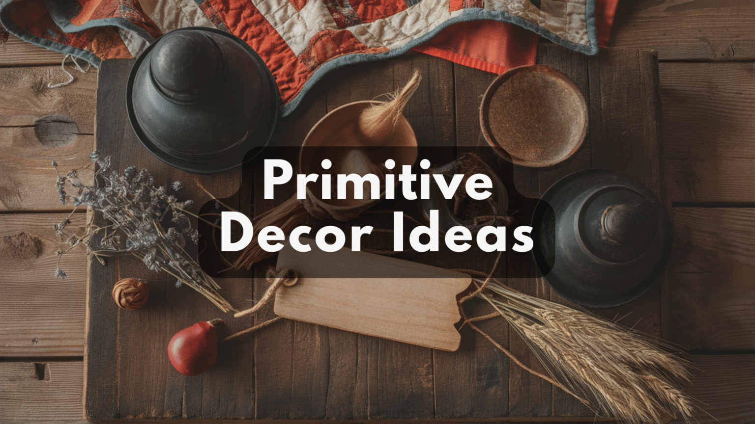 19 Inspiring Primitive Decor Ideas for Every Room - Opple House