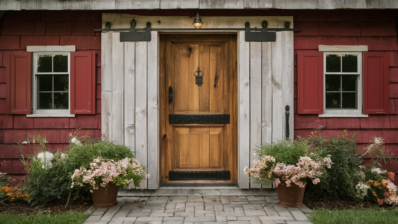 A-17_Reclaimed_Barn_Wood_with_Iron_Strap_Hinges