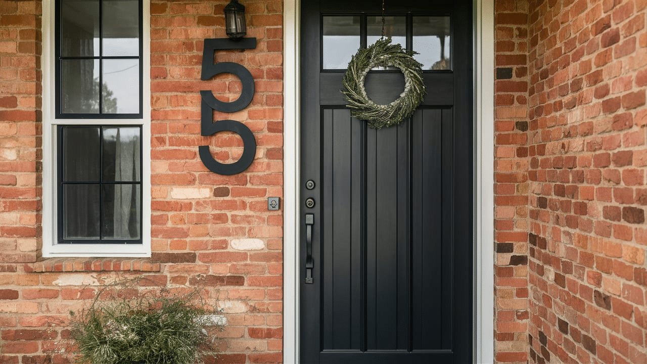 A-19_Painted_Doors_with_Large_House_Numbers