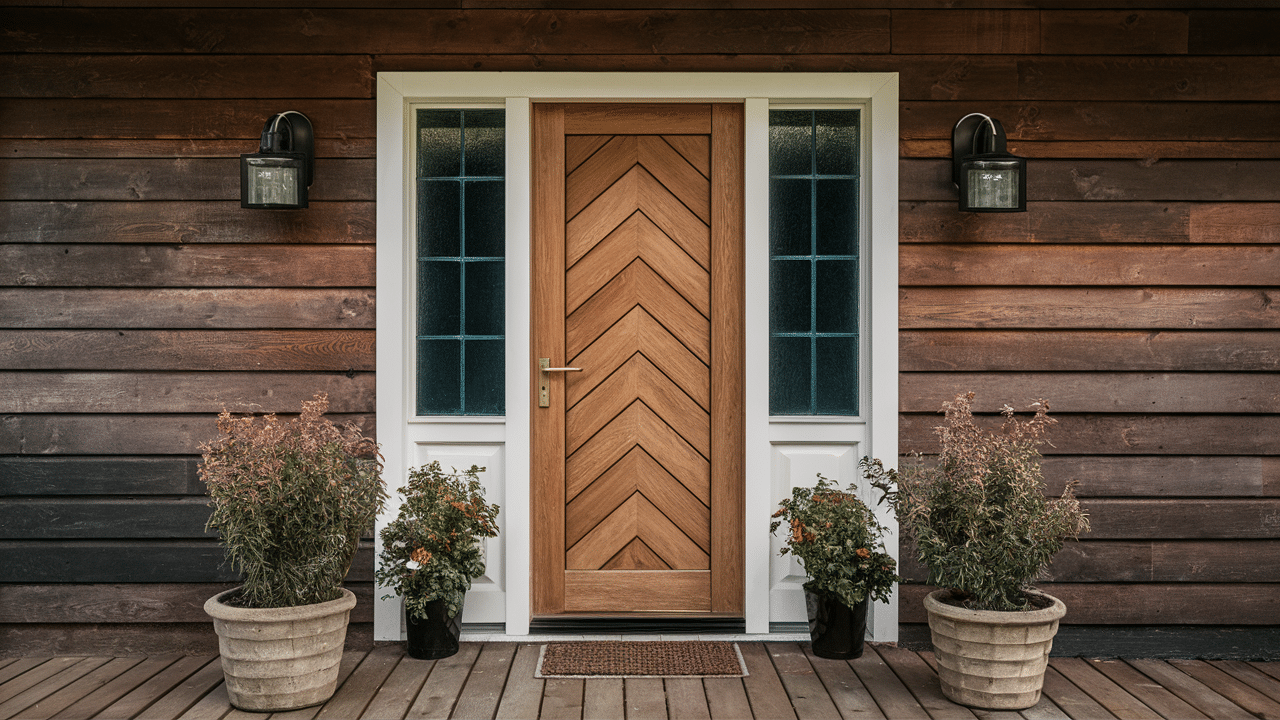 A-7_Wood_Doors_with_Chevron_or_Herringbone_Patterns