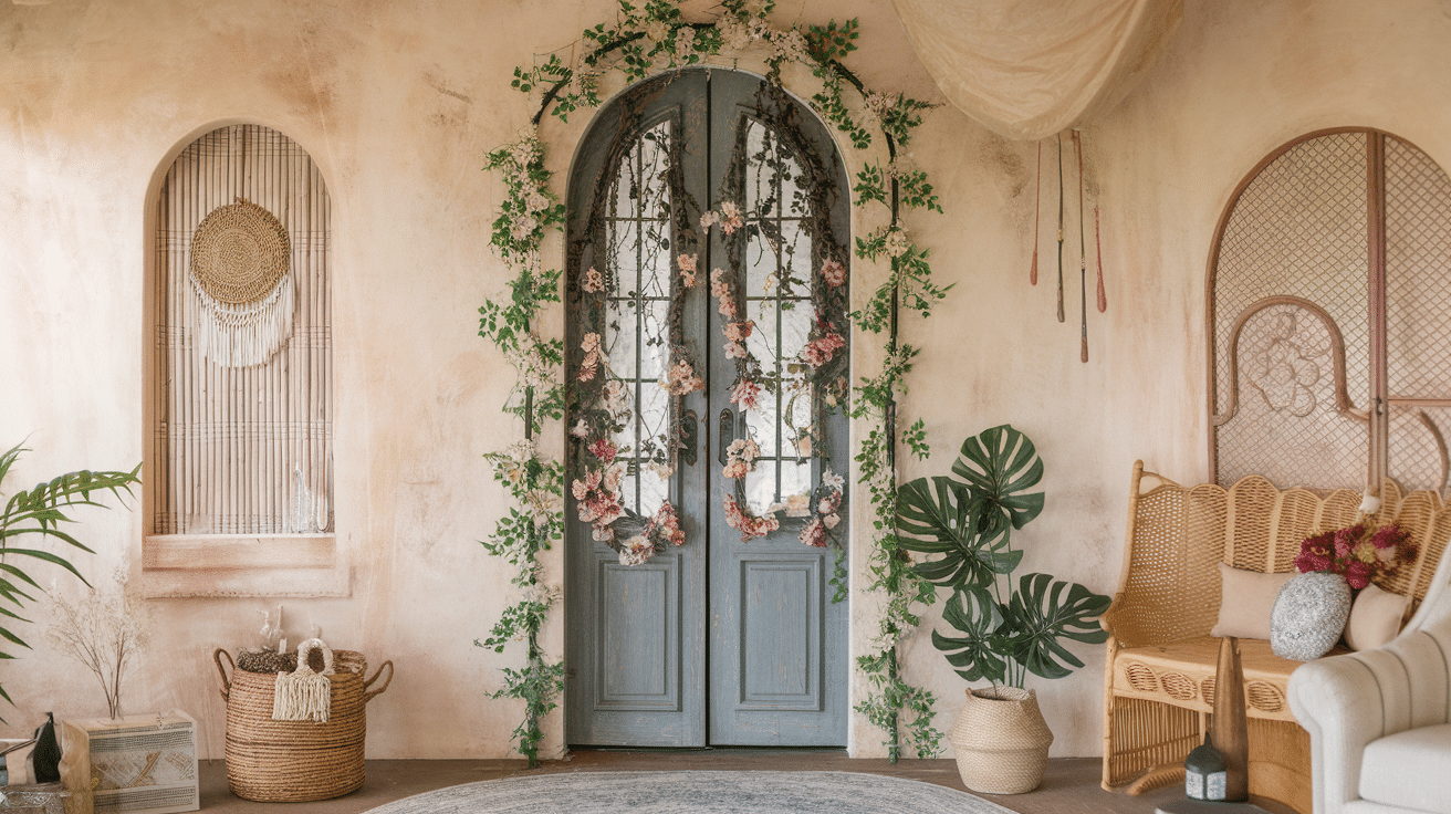 Attach_Faux_Vines_and_Flowers