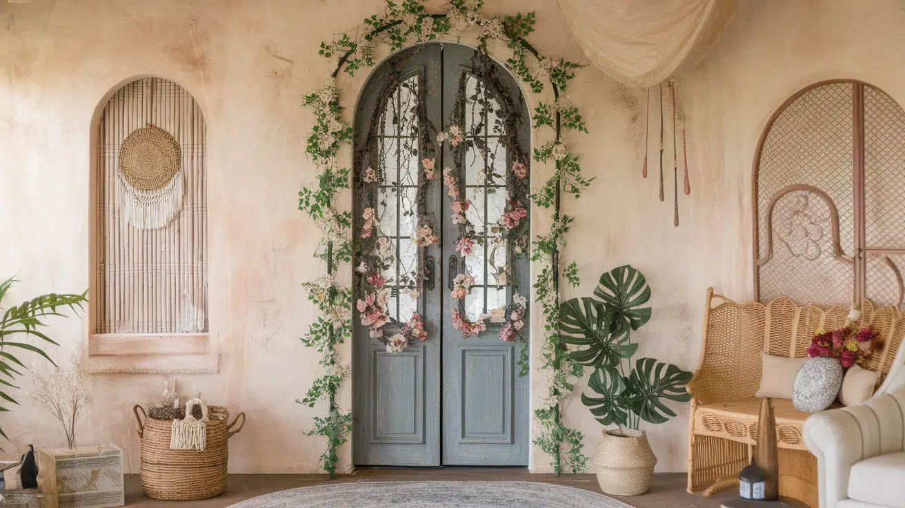 Attach_Faux_Vines_and_Flowers