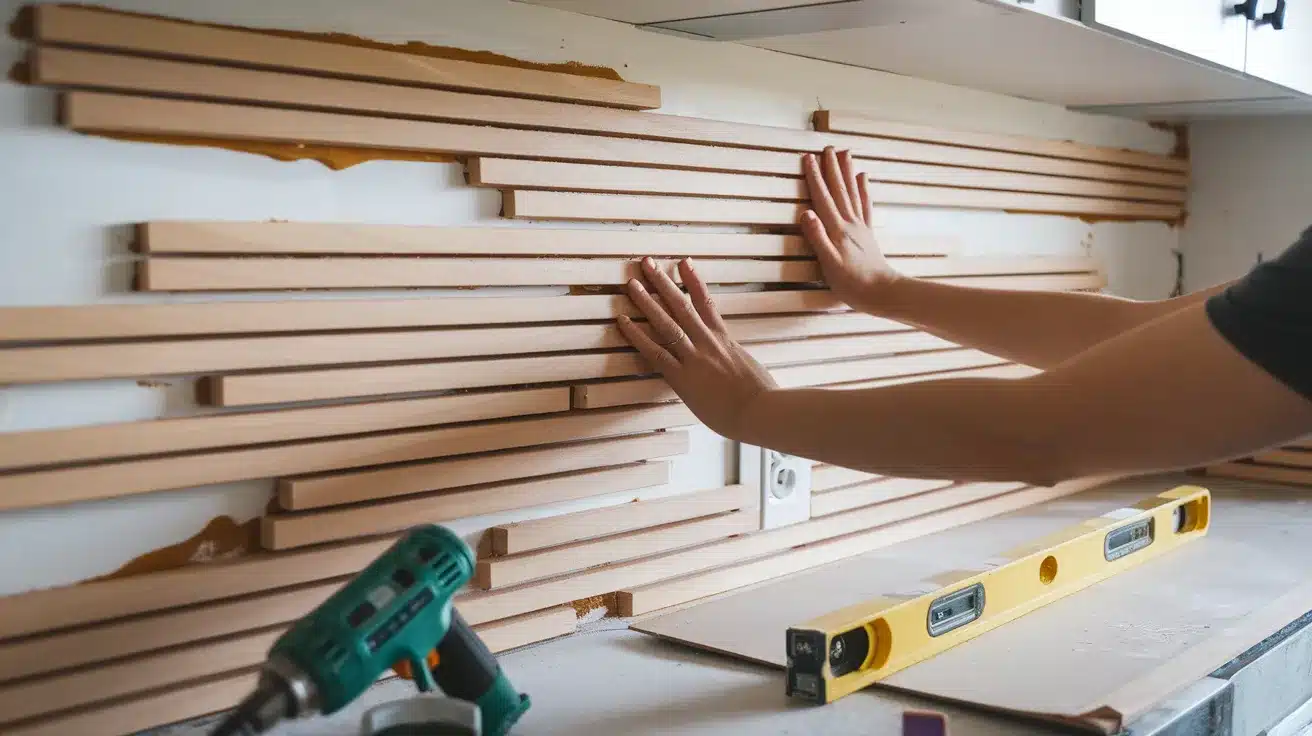 Attach_the_Wood_Panels_to_The_Wall